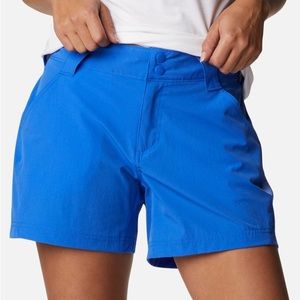 New! Columbia Women's Coral Point II Short Blue Size 6